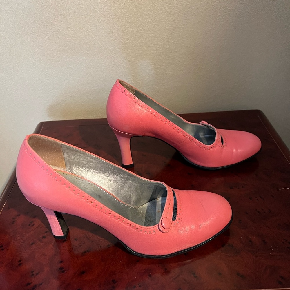 Connie Retro Mary Jane Pink Pump